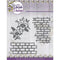 Find It Trading Precious Marieke Die - Purple Passion - Wall  with Pansies*