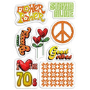 Ciao Bella Stamping Art Clear Stamps 4"X6" - 70's*