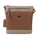 Prima Marketing Re-Design Handbag - Limited Edition - A202 Tobacco/Cappuccino 10"X9.5"X2.5"*