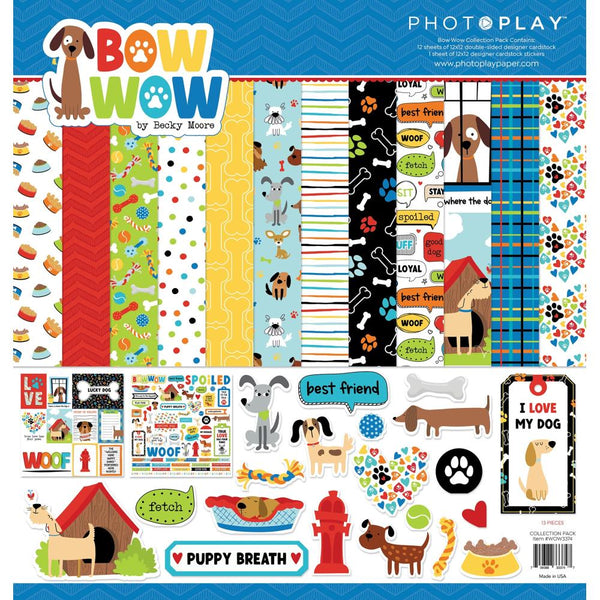 PhotoPlay Collection Pack 12"X12" - Bow Wow