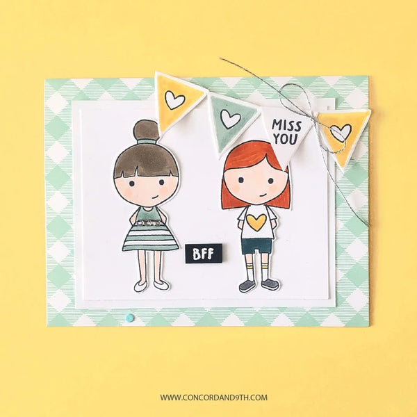 Concord & 9th Clear Stamps 6"x 6" - Petite Pals*