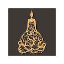 Poppy Crafts Cutting Dies (9.9cm x 15.1cm) Elegant Lady 210*