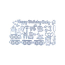 Poppy Crafts Cutting Dies (11.7cm x 21cm) Happy Birthday Baby 212*