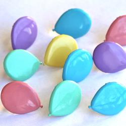 Eyelet Outlet Shape Brads 12 pack - Balloons, Pastel*