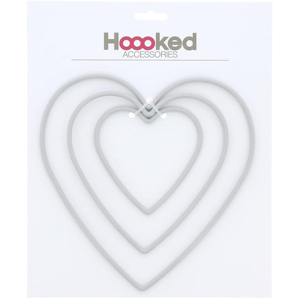 Hoooked Macrame Frames 3 pack  - Hearts*