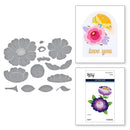 Spellbinders Etched Dies By Simon Hurley In Bloom -Metamorphosis*
