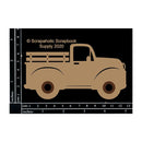 Scrapaholics Laser Cut Chipboard 2mm Thick Vintage Truck, 5"X2.5"*