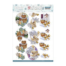 Find It Trading Jeanine's Art A4 Punchout Sheet - Wood, Winter Charme*