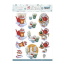 Find It Trading Jeanine's Art A4 Punchout Sheet - Watering Can, Winter Charme*