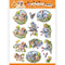 Find It Trading Amy Design Punchout Sheet - Dogs In The Garden, Fur Friends Collection