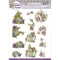 Find It Trading Precious Marieke Punchout Sheet - Purple Passion - Pumpkin Passion*