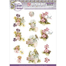 Find It Trading Precious Marieke Punchout Sheet - Purple Passion - Bird Paradise