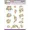 Find It Trading Precious Marieke Punchout Sheet - Purple Passion - Pale Hydrangea