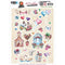 Find It Trading Yvonne Creations Punchout Sheet Wedding - Small Elements B