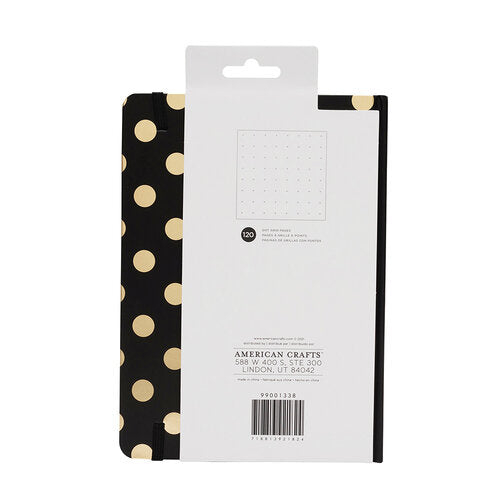 AC Point Planner Perfect Bound Planner 6"X8" Gold Dots - Dot Grid - 120 Sheets^*