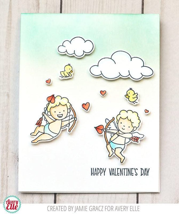 Avery Elle Clear Stamp Set 4in x 6in - Cupids*