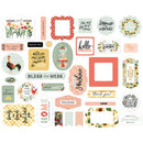 Carta Bella Cardstock Ephemera - 34 pack Icons - Homemade*