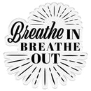 Crafter's Companion Clear Acrylic Stamps - Breathe Out*