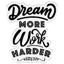 Crafter's Companion Clear Acrylic Stamps - Dream More*