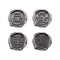 Tim Holtz Idea-Ology Metal Quote Seals 4 pack - Halloween*