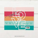 Concord & 9th Clear Stamps 4in x 6in - Love You To Pieces*