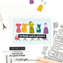 Concord & 9th Clear Stamps 3"X4" (7.6cm x 10.2cm) Fashion Shoppe*