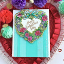Hero Arts Frame Cut Dies - Floral Heart Wreath*