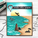 Hero Arts Frame Cut Dies - Barrel Wave HeroScape*