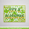 Lawn Clippings Stencils 6"x 6" - Clover Background*