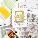 Pinkfresh Studio Clear Stamp Set 6"X8" (15.2cm x 20.3cm) Happy For You*