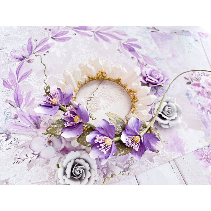 Prima Marketing Mulberry Paper Flowers - Aquarelle Dreams - Glory*