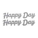 Spellbinders Shapeabilities Die D-Lites Bold Type Etched Die - Happy Day*