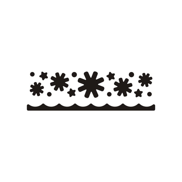 Poppy Crafts Large Border Punch - Snowflake