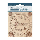 Stamperia Decorative Chips 5.5"x 5.5"- Rose Parfum Dream*