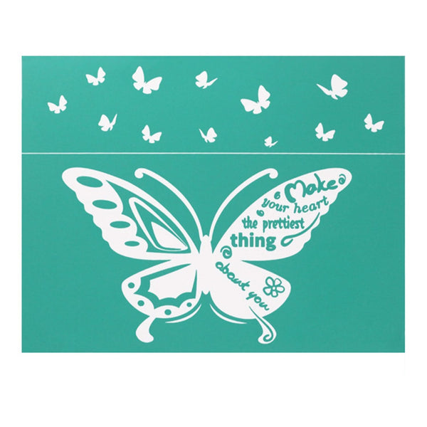 Poppy Crafts Self Adhesive Screen Printing Stencil No.9 - Butterflies*