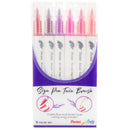 Pentel Arts Sign Pen Twin Brush 6/Pkg - Pink Hues
