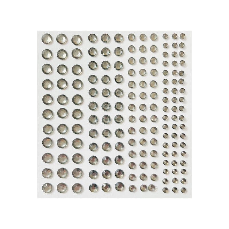 Poppy Crafts Self-adhesive Rhinestone Sheet - Silver