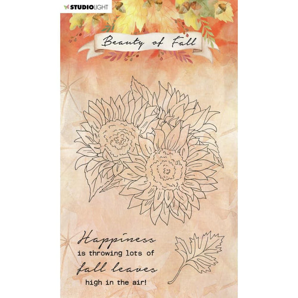 Studio Light Beauty Of Fall Clear Stamp NR. 63 - Sunflowers*