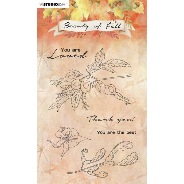 Studio Light Beauty Of Fall Clear Stamps - NR. 64, Rose Hips*
