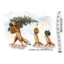 Katzelkraft - Vulcanised rubber stamp - Fox Family