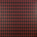 Scenic Route Paper Co. Harlequin Cabernet and Black S/sided Cardstock 12x12 Single Sheet Paper*