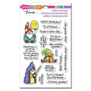 Stampendous Perfectly Clear Stamps - Gnome Sayings - 4in x 6in set*