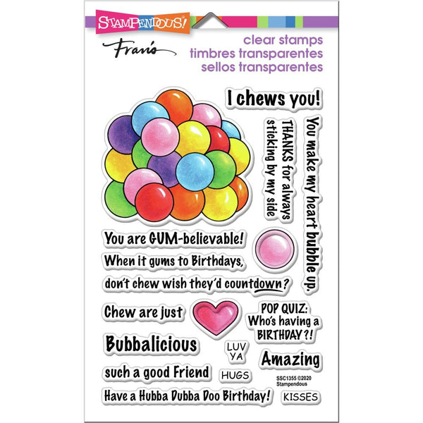 Stampendous Perfectly Clear Stamps - Gumball Greetings