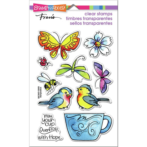 Stampendous Perfectly Clear Stamps - Winged Cup