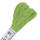 Olympus Sashiko Cotton Thread 22yd - Solid - Yellowish Green^