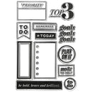 Teresa Collins Clear Stamp Set - Plan It, Empowerment*