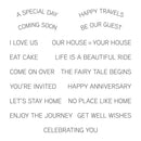 Spellbinders Clear Acrylic Stamps - Make A Scene Sentiments designed by Becca Feeken*