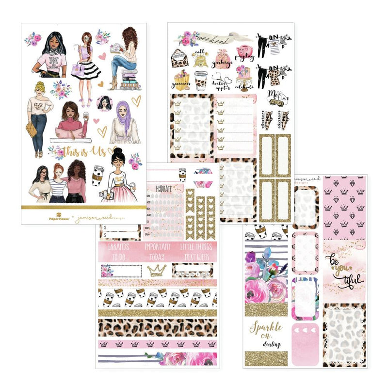 Paper House - This Is Us Weekly Planner Sticker Kit 175 pack - Be You Tiful*