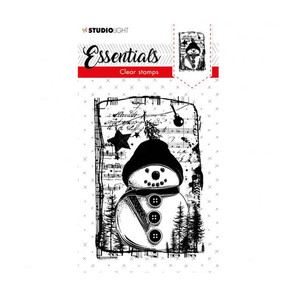 Studio Light Christmas Essentials Clear Stamps - Small Snowman