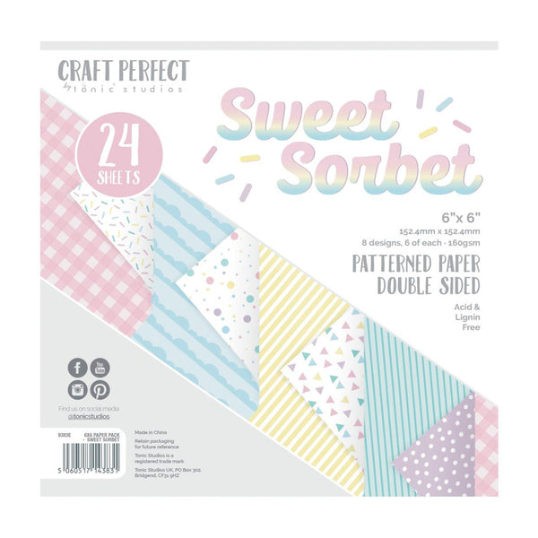 Craft Perfect Printed Book 6"x6" Sweet Sorbet*